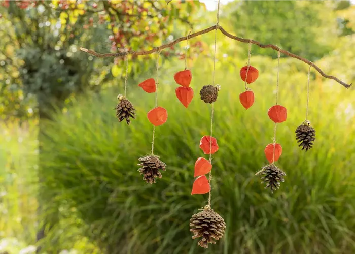 Windspiele im Garten